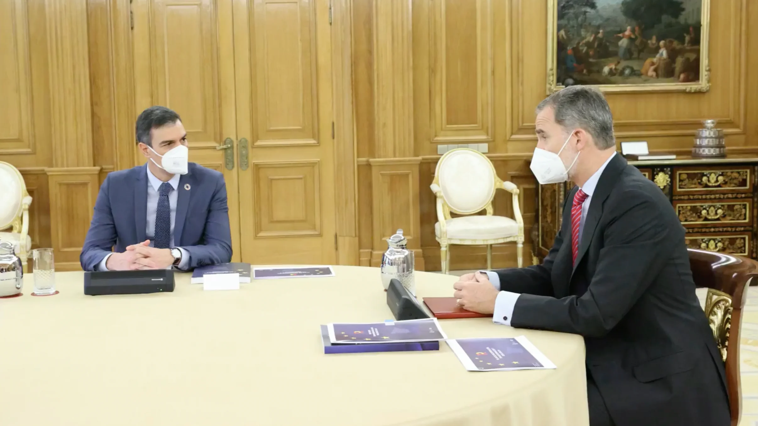 Reunión entre Pedro Sánchez y el rey Reunión entre Pedro Sánchez y el rey