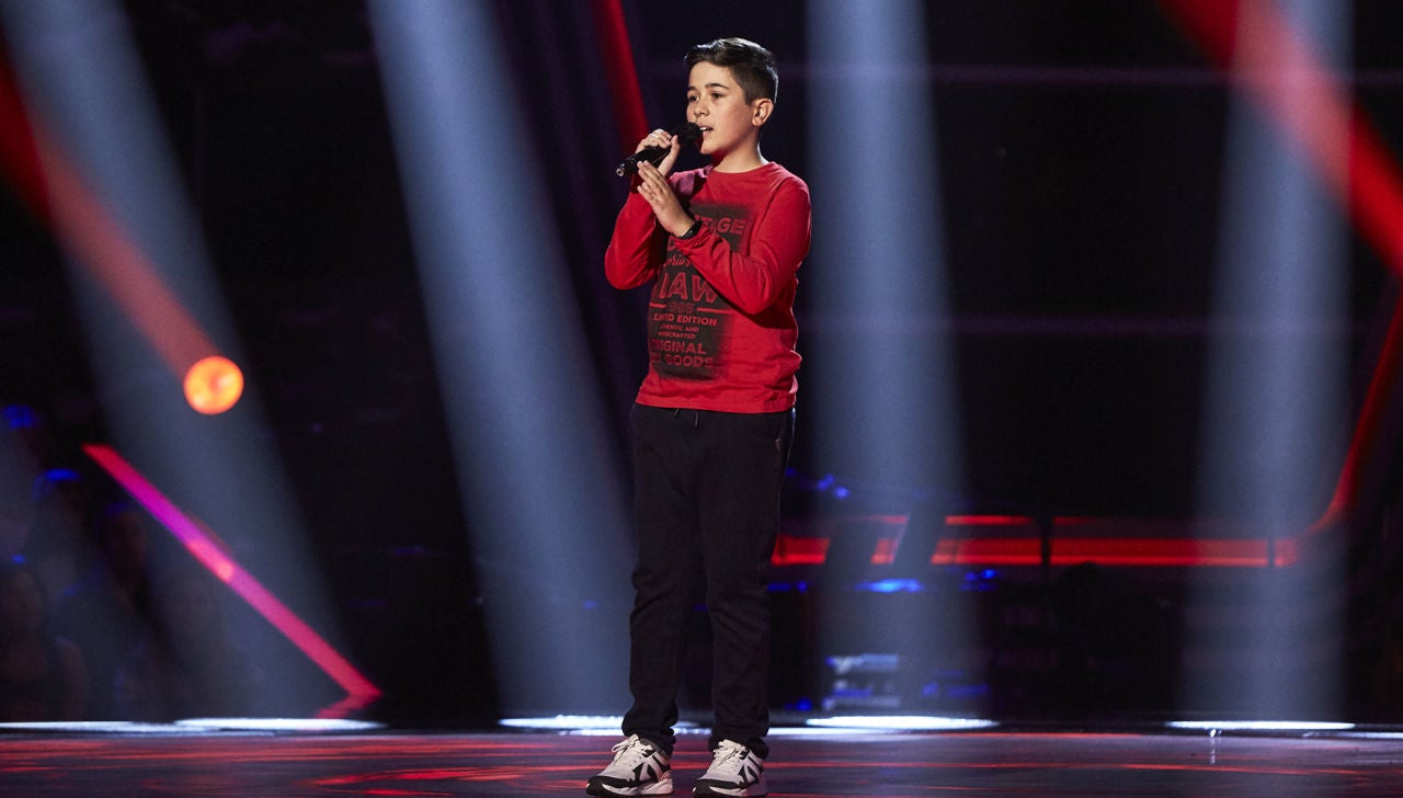 Lukas Urdea canta 'Mi princesa' en las Audiciones a ciegas de 'La Voz Kids'