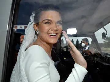 Alejandra Ruiz en su boda Alejandra Ruiz en su boda
