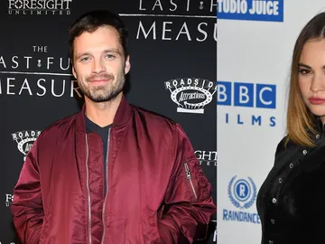 Sebastian Stan y Lily James Sebastian Stan y Lily James