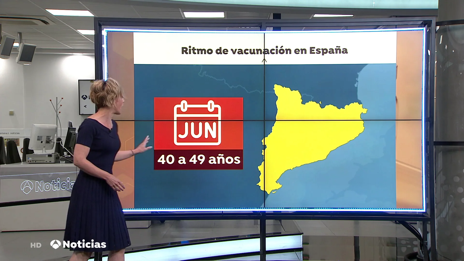 En junio podrían comenzar a vacunar a las personas de 40 a 49 si continúa el buen ritmo de vacunación En junio podrían comenzar a vacunar a las personas de 40 a 49 si continúa el buen ritmo de vacunación