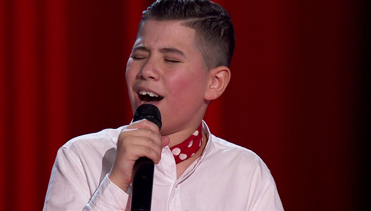 Juanmi Salguero rinde homenaje a La Marelu cantando por tango en 'La Voz Kids' Juanmi Salguero rinde homenaje a La Marelu cantando por tango en 'La Voz Kids'