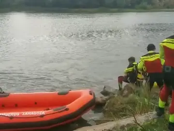 Búsqueda del menor desaparecido en el Ebro en Zaragoza Búsqueda del menor desaparecido en el Ebro en Zaragoza