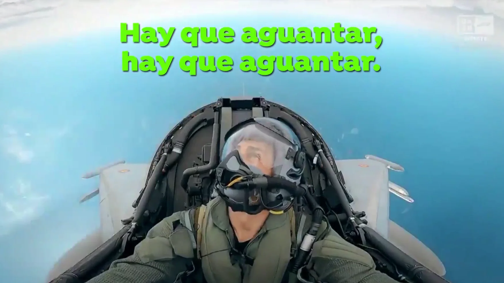 El sufrimiento de Pedro de la Rosa en un Eurofighter: "No veo nada, hay que aguantar" El sufrimiento de Pedro de la Rosa en un Eurofighter: "No veo nada, hay que aguantar"