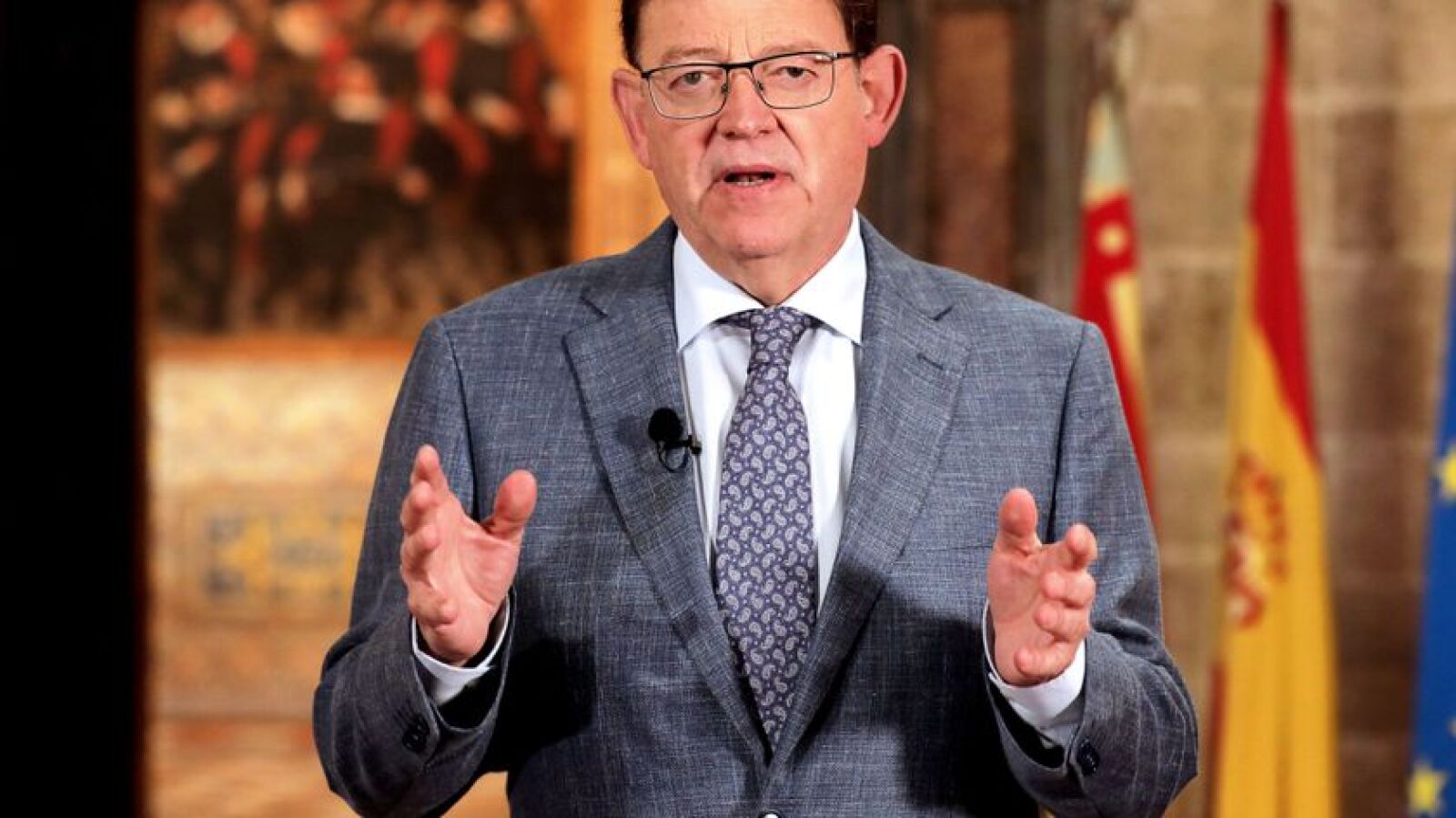 Comparecencia de Ximo Puig para anunciar nuevas restricciones en la Comunidad Valenciana, streaming en directo