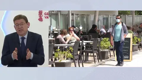 Ximo Puig, tras el fin del estado de alarma: "La pandemia no ha acabado, tenemos persistir para llegar bien a verano" Ximo Puig, tras el fin del estado de alarma: "La pandemia no ha acabado, tenemos persistir para llegar bien a verano"