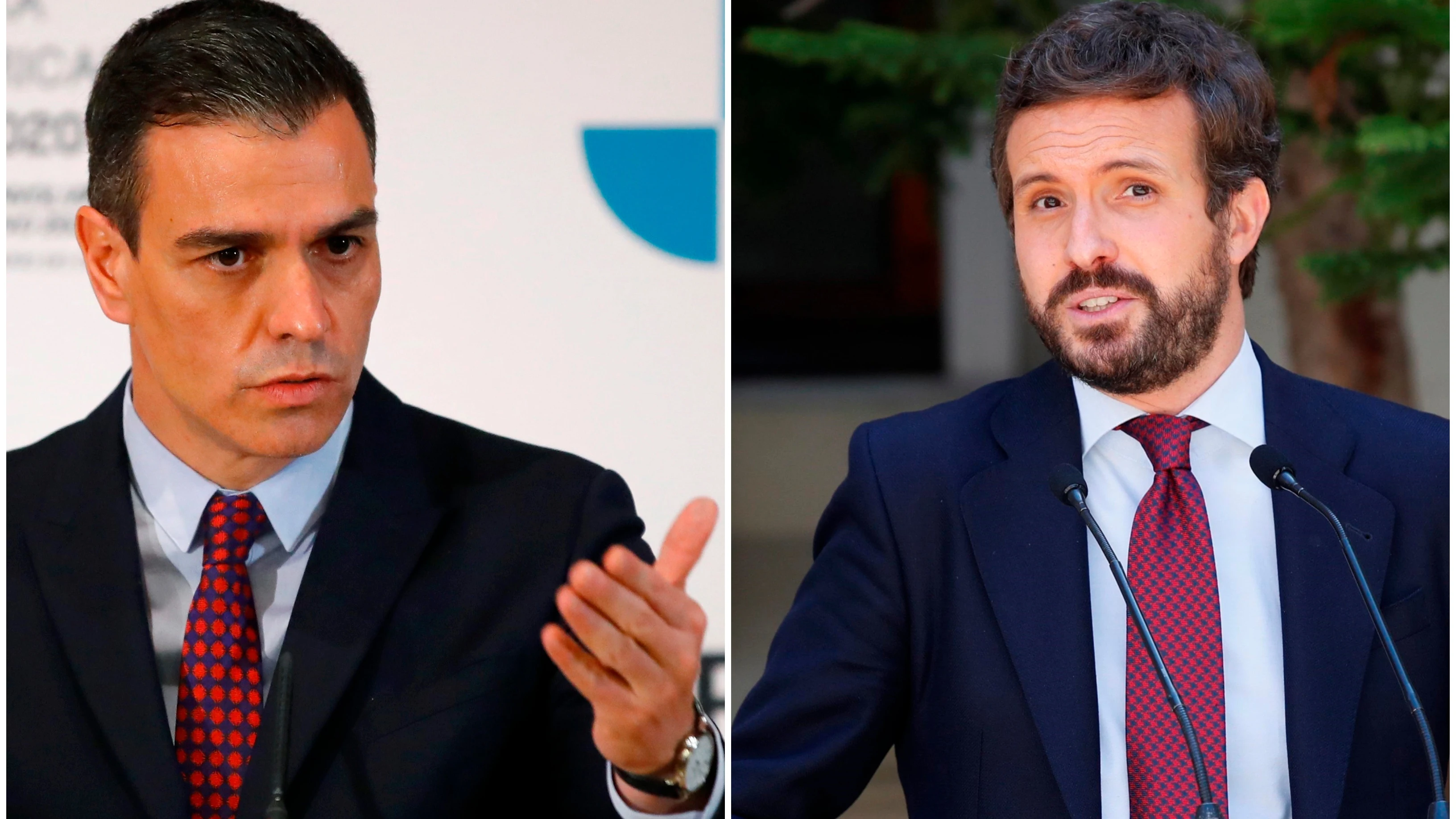 Pedro S&aacute;nchez y Pablo Casado