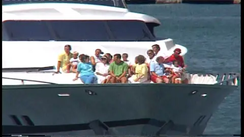 La Familia Real en el yate Foturna La Familia Real en el yate Foturna