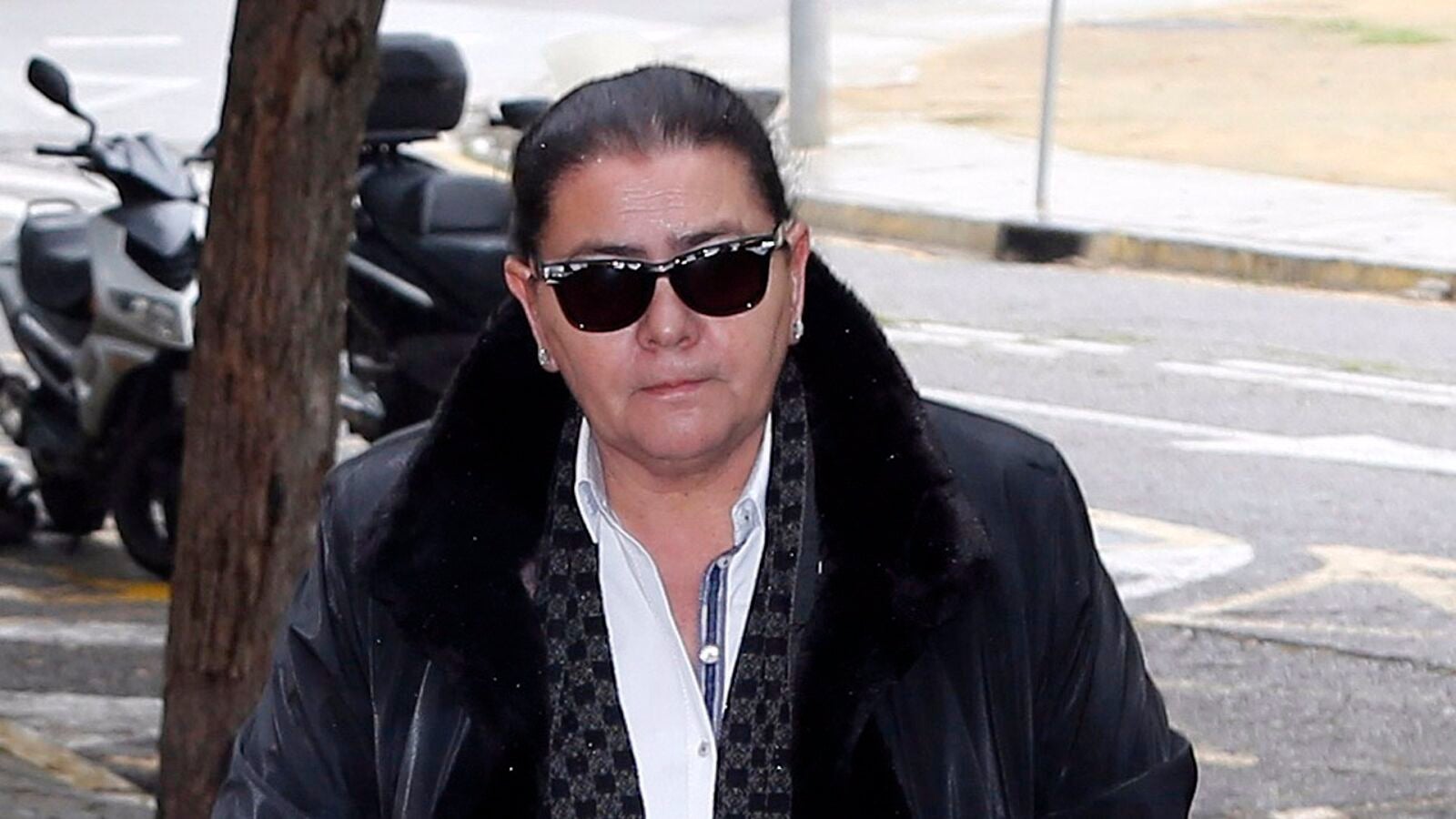 María del Monte, muy afectada por la noticia del ingreso en prisión provisional de su sobrino, Antonio Tejado