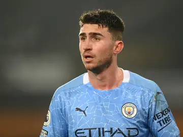 Laporte, en un partido con el City Laporte, en un partido con el City