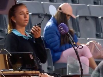 Una jueza del Masters de Roma pide ayuda a seguridad por miedo al padre de la tenista Camila Giorgi : "¿Es posible que venga alguien?"