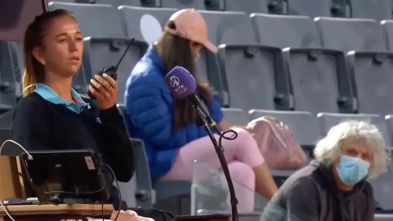 Una jueza del Masters de Roma pide ayuda a seguridad por miedo al padre de la tenista Camila Giorgi : "&iquest;Es posible que venga alguien?"