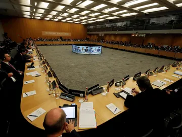La sede de la OCDE en París, en una imagen de archivo La sede de la OCDE en París, en una imagen de archivo
