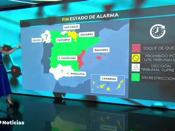 ¿Qué restricciones hay vigentes en tu comunidad tras el fin del estado de alarma? ¿Qué restricciones hay vigentes en tu comunidad tras el fin del estado de alarma?