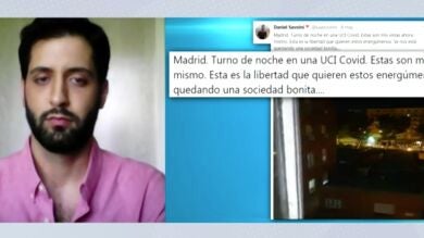 La advertencia de Daniel Savoini, sanitario que grabó un botellón desde la UCI: 