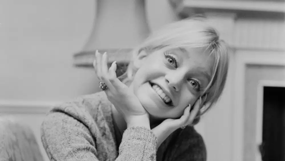 Goldie Hawn cuando era una joven actriz