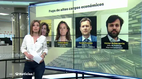 Goteo de bajas de altos cargos económicos del Gobierno, desde la secretaria de Estado a dos directores de Moncloa Goteo de bajas de altos cargos económicos del Gobierno, desde la secretaria de Estado a dos directores de Moncloa