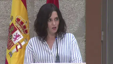 Isabel Díaz Ayuso acusa al Gobierno de "criminalizar a la sociedad madrileña" Isabel Díaz Ayuso acusa al Gobierno de "criminalizar a la sociedad madrileña"