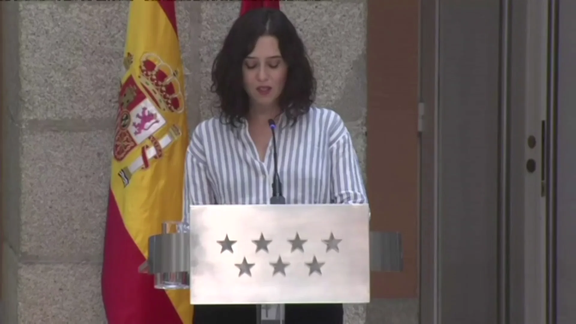 As&iacute; ha sido la comparecencia de Isabel D&iacute;az Ayuso este mi&eacute;rcoles 12 de mayo