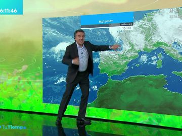 La previsi&oacute;n del tiempo hoy: Un frente dejar&aacute; lluvias dispersas en Galicia, norte de Castilla y Le&oacute;n, La Rioja y Navarra