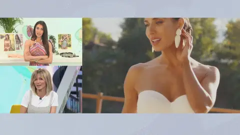 Pilar Rubio, diseñadora de moda de baño. Pilar Rubio, diseñadora de moda de baño.