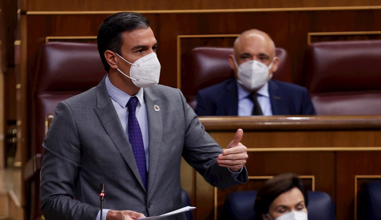 Pedro Sánchez, durante la sesión de control al Gobierno en el Congreso de los Diputados Pedro Sánchez, durante la sesión de control al Gobierno en el Congreso de los Diputados