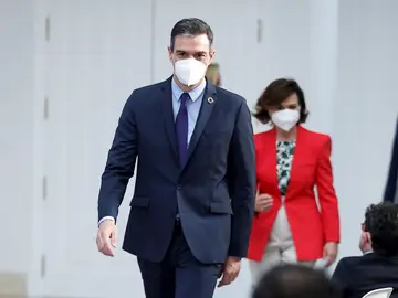 Pedro Sánchez anuncia que España recibirá 13 millones de vacunas de Pfizer en junio Pedro Sánchez anuncia que España recibirá 13 millones de vacunas de Pfizer en junio