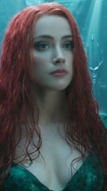 Amber Heard como Mera en 'Aquaman'