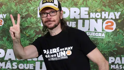 Santiago Segura durante la presentación de la película "Padre no hay más que uno 2". Santiago Segura durante la presentación de la película "Padre no hay más que uno 2".