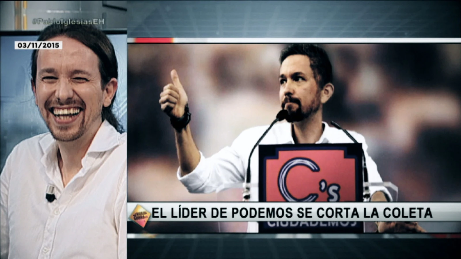 Fotograma del v&iacute;deo emitido por El hormiguero