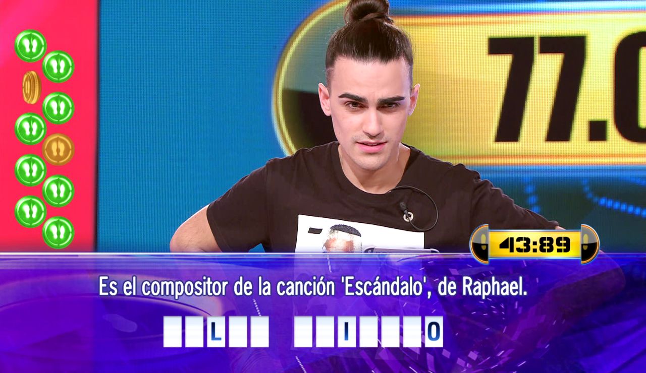 Borja, ante un Duelo Final de ‘escándalo’: lucha por 77.001 euros en ‘¡Ahora caigo!’ Borja, ante un Duelo Final de ‘escándalo’: lucha por 77.001 euros en ‘¡Ahora caigo!’