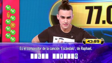 Borja, ante un Duelo Final de ‘escándalo’: lucha por 77.001 euros en ‘¡Ahora caigo!’