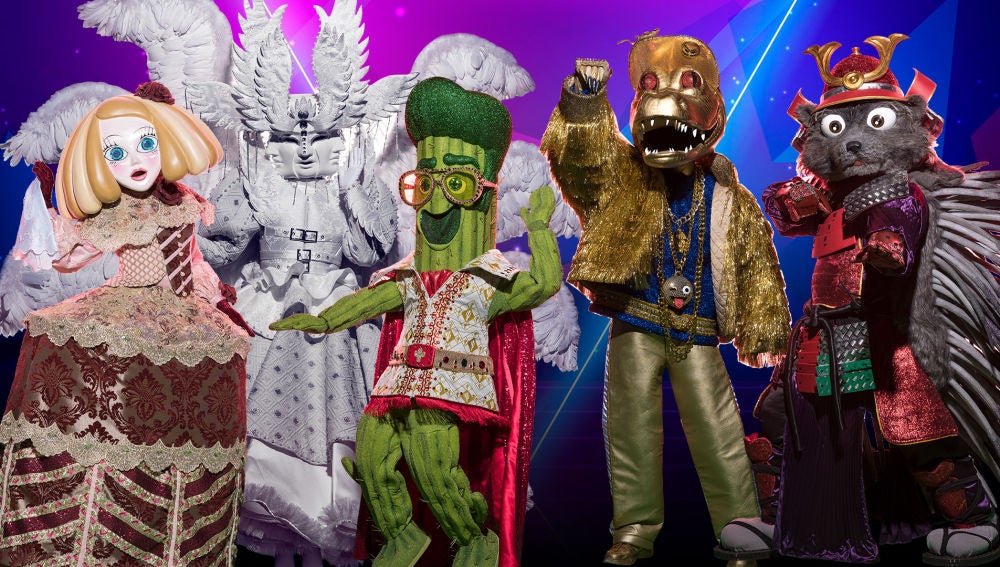 Las 5 máscaras de la Gala 1 de 'Mask Singer 2', ¿a cuál desvelaremos?
