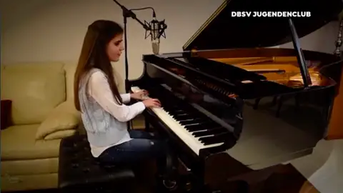 Ganadora de Eurovisión para ciegos Ganadora de Eurovisión para ciegos