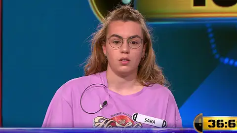 Sara, a por 48.500 euros en su primer Duelo Final de ‘¡Ahora caigo!’ Sara, a por 48.500 euros en su primer Duelo Final de ‘¡Ahora caigo!’
