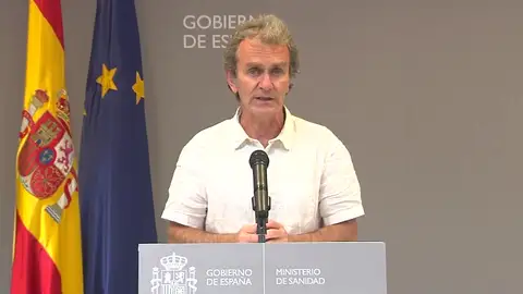 Fernando Simón advierte que se ha suavizado la velocidad del descenso de los contagios: "Sospechábamos que podía pasar" Fernando Simón advierte que se ha suavizado la velocidad del descenso de los contagios: "Sospechábamos que podía pasar"