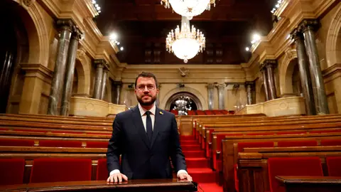 El presidente de la Generalitat de Cataluña, Pere Aragonès Cataluña