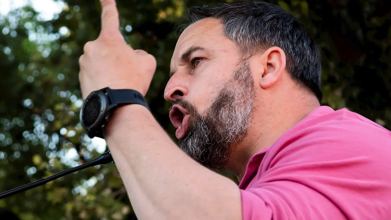 El presidente de VOX, Santiago Abascal El presidente de VOX, Santiago Abascal