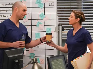 Richard Flood y Ellen Pompeo en 'Anatomía de Grey' Richard Flood y Ellen Pompeo en 'Anatomía de Grey'