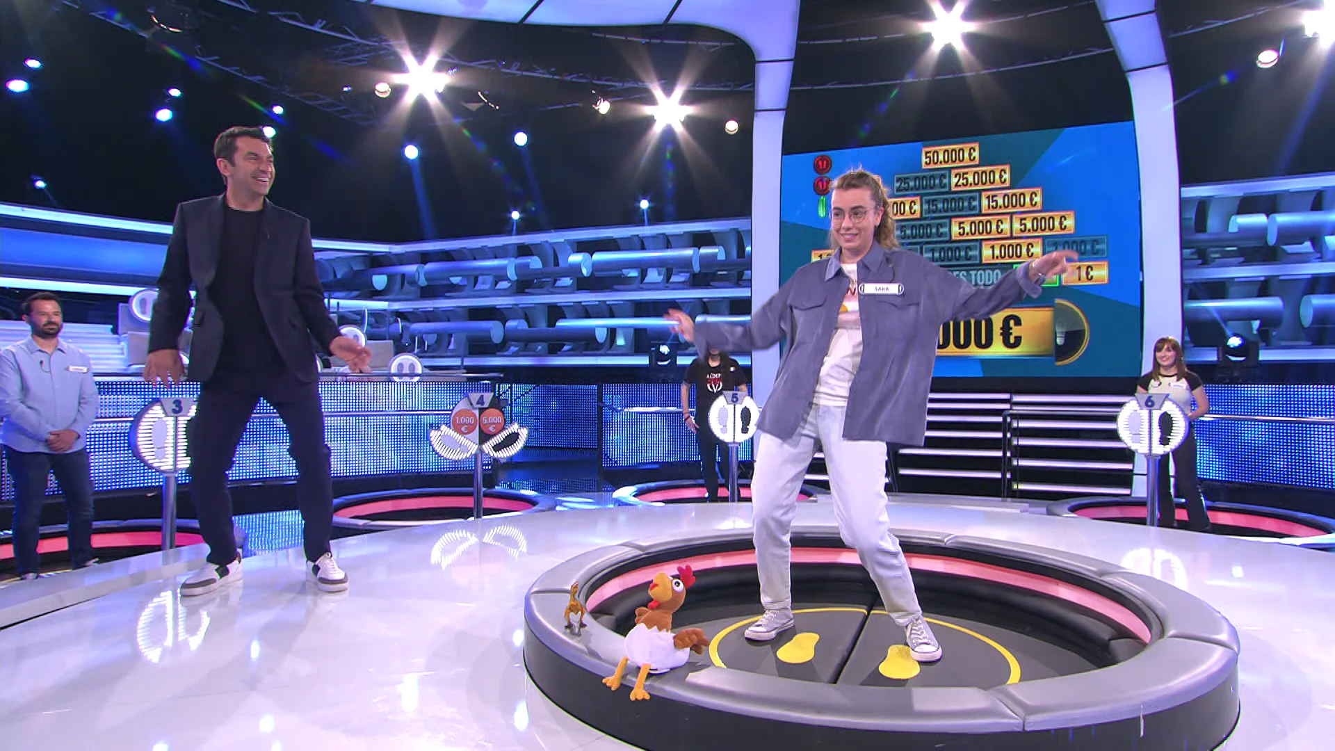 El divertido baile de Sara en &lsquo;&iexcl;Ahora caigo!&rsquo;: &iexcl;Pura actitud ante la vida!