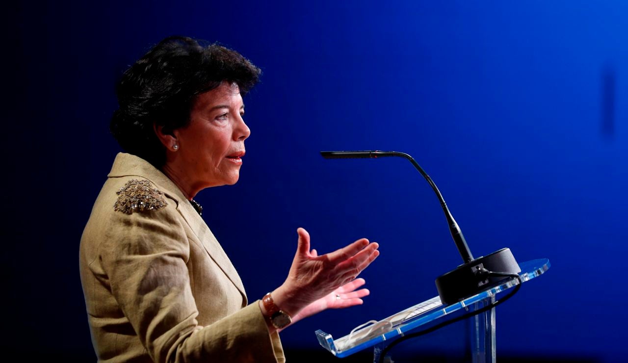 La ministra de Educación, Isabel Celaá