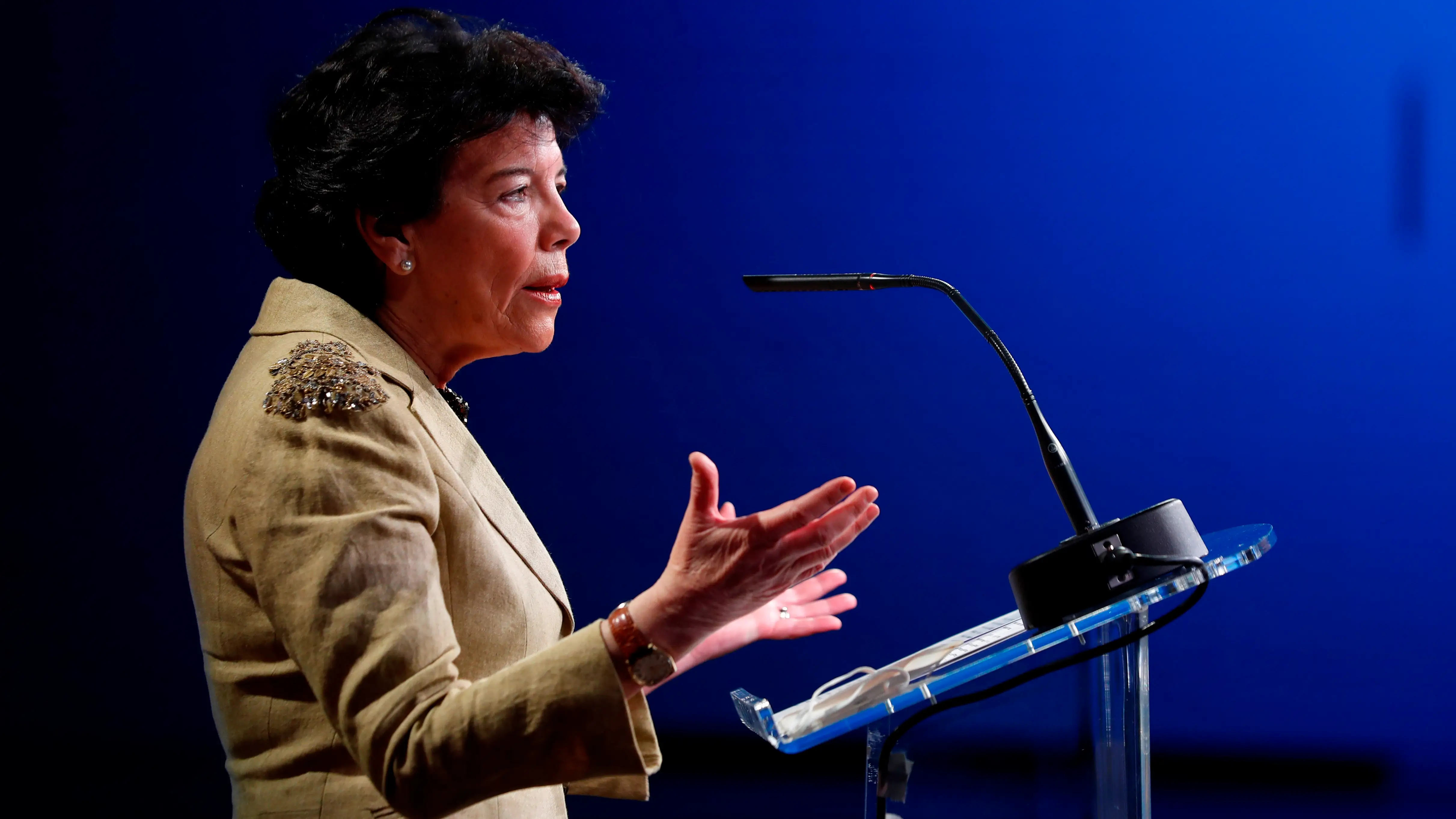 La ministra de Educaci&oacute;n, Isabel Cela&aacute;