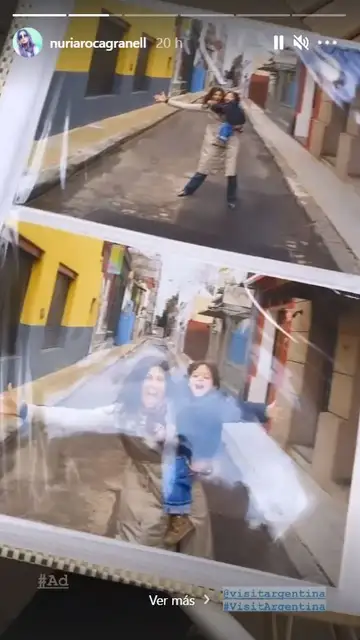 Nuria Roca junto a su marido y su hijo mayor Nuria Roca junto a su marido y su hijo mayor