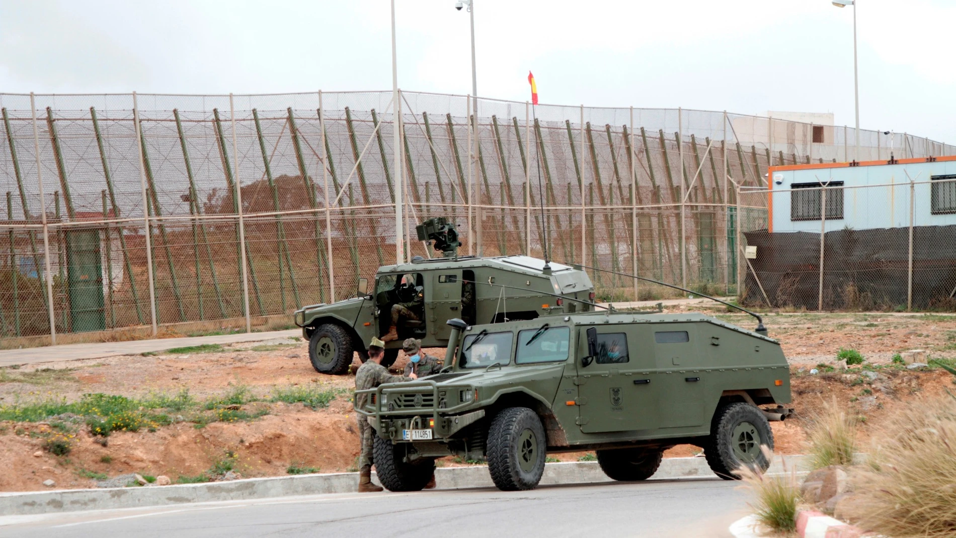 El Ejército, desplegado en Ceuta