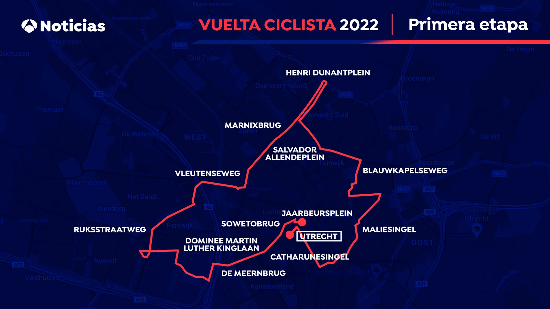 La Vuelta a España recupera para 2022 su salida desde la neerlandesa Utrecht