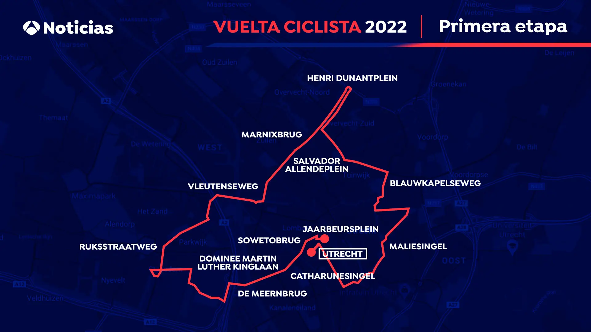 La Vuelta a España recupera para 2022 su salida desde la neerlandesa Utrecht La Vuelta a España recupera para 2022 su salida desde la neerlandesa Utrecht