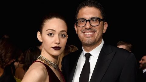Emmy Rossum y su marido Sam Esmail