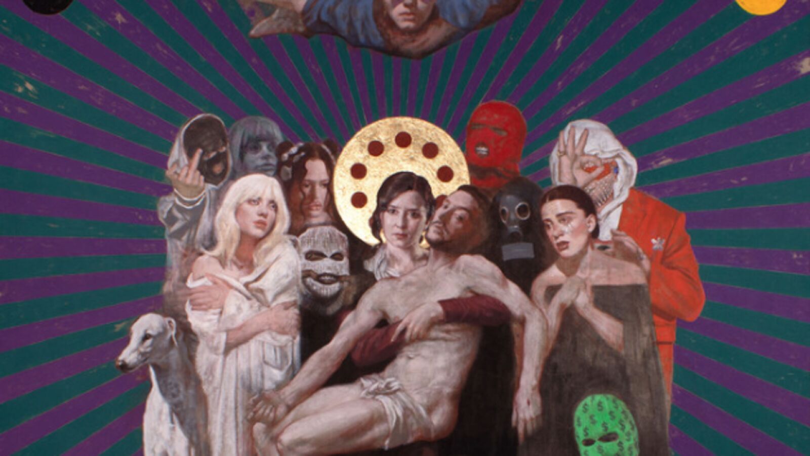 Ayuso como la Virgen María y C.Tangana de Jesucristo, la versión de la artista Silvia Flechoso de la obra 'La Piedad'