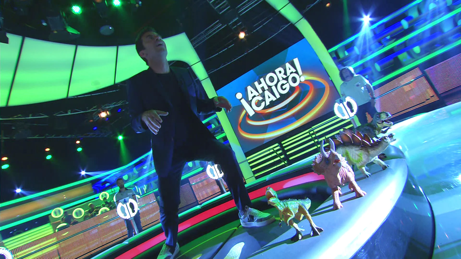 El espectacular homenaje de Arturo Valls a ‘Jurassic Park’ en ‘¡Ahora caigo!’ El espectacular homenaje de Arturo Valls a ‘Jurassic Park’ en ‘¡Ahora caigo!’