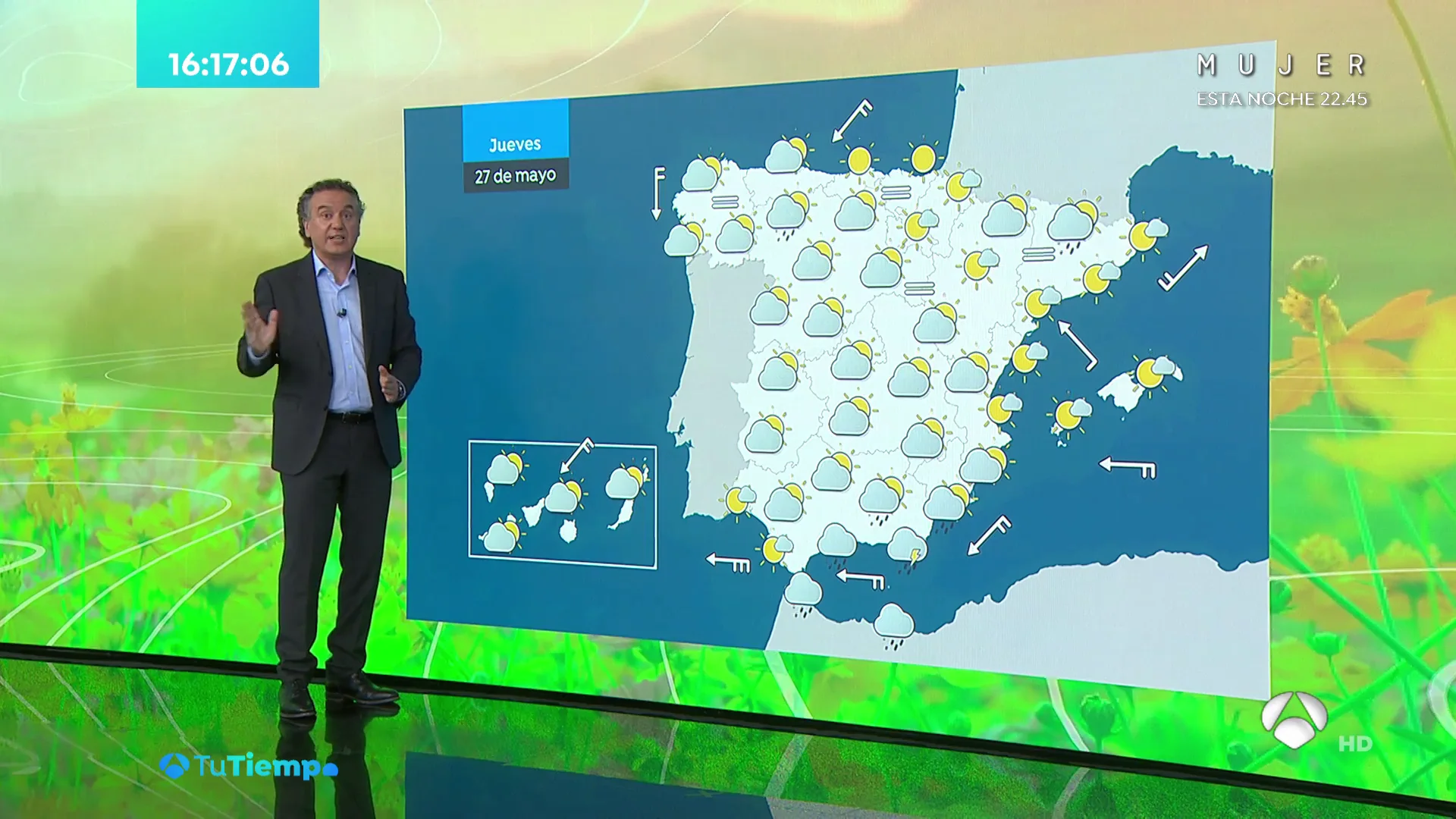 La previsi&oacute;n del tiempo hoy: Temperaturas al alza en la mayor parte de la Pen&iacute;nsula con tormentas ocasionales 
